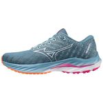 Mizuno Wave Inspire 19 Womens Running Shoes Road Blue/White 6 (39)