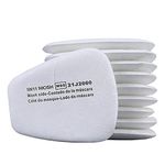 RANKSING Respirator Replacement Parts 5N11 Active Carbon Filters for Mesh or Neoprene Running Use with 6000/6200/7502/6800/7501/FF402 Replacement Fitting 10pcs