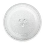 SPARES2GO Universal Glass Turntable Plate Dish for All Makes of Microwave Oven (245mm)