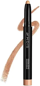 Sigma Beauty Eyeshadow Primer Base – Professional Grade Eye Primer Crayon w/Sleek Retractable Tip for Long-Lasting Makeup & All-Day Color Payoff, Prevents Creasing (Ignite, Light Caramel Matte)