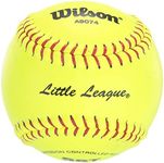 Wilson A9074 Little League Softball (12-Pack), 12-Inch, Optic Yellow