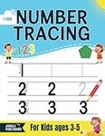 Number Tracing for Kids ages 3-5: Preschool Workbook for ages 3-4, 4-5 | Pre K and Kindergarten Math Activity Book for Learning to Write Numbers 1-100 (Jungle Publishing Preschool Series)