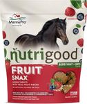 Manna Pro Nutrigood FruitSnax Horse Treats | Tasty Horse Treats Packed with Superfoods and Real Fruit Pieces | BerryMint + Oats Flavor | 2 Pounds