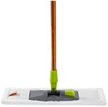 Full Circle Mighty Mop, 2-in-1 Wet/Dry Microfiber Floor Mop 360° Swivel for Corners, Machine Washable & Replaceable Mop Head to Reduce Waste, Essential Household Cleaning Tool, Green, 28851