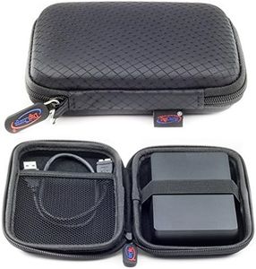 Digicharge® Caja Caso Estuche para Disco Duro Externo 2.5" Compatible para WD Canvio Seagate Hitachi Maxtor Inateck Bipra Maxone Sonnics Sabrent Transcend Toshiba Buffalo Samsung Funda