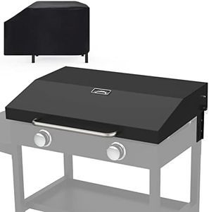 Upgraded Griddle Lid for Blackstone 28 Inch Griddle, Griddle Hood for Blackstone 28" 1517 2206 1853 1885 1605 1803 1839 1856 1924 1983 2094 and More Original Omnivore Hinged Kit Hard Cover
