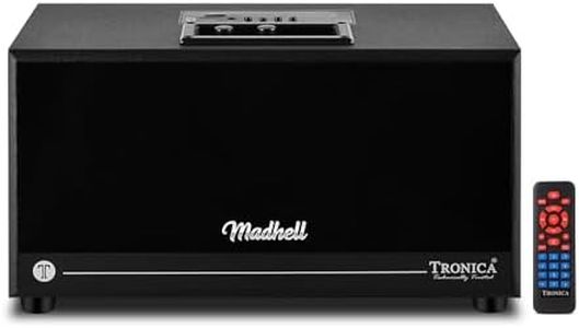 TRONICA Home Theater MADHELL Bluetooth Speaker System with 30W RMS Stereo Sound, Display & Remote 220V AC Operational, Home Audio Speaker System