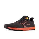 New Balance Men's Minimus TR V1 Cross Trainer, Blacktop/Blaze Orange, 7 M