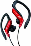 JVC HAEB75R Sports Clip Headphone, Red