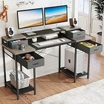 YAOHUOO 55 Inch Computer Desk with 