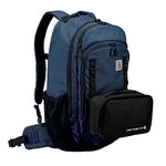 Carhartt Cargo Series Large Backpack and Hook-N-Haul Insulated 3-Can Cooler, Dark Blue, Large, Cargo Series