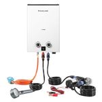 GASLAND Go Shower Series Gas Water Heater G10 Pro,Ultra Slim Portable Outdoor 10 liters Gas Boiler with Water Pump,Butane (28-30 mbar)/ Propane (37 mbar),LPG Shower for Camping,RV,Barn