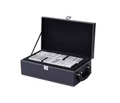 Holds 2000+Card Case Holder Trading Card Box Organizer Storage Comlatible with C.A.H,Yugioh,Phase10,Uno,MTG,Dominion,Baseball Card, Sport Cards, Fits Main Game and All Expansions(Case Only)