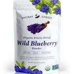 Ancient Choice - Wild Blueberry Powder (4 Ounces | 114 Grams) | USDA Organic | Non-GMO | Freeze Dried | Paleo Superfood | Vegan | Vegetarian | Smoothie | Baking | Fiber | Prebiotic