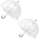 totes Women's Clear Bubble Umbrella, Clear Bubble, One Size, Clear Bubble Umbrella