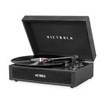 Victrola Parker Bluetooth Suitcase Record Player with 3-Speed Turntable