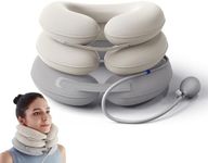 Moenmedic Neck Stretcher for Neck Pain Relief, Cervical Traction Device, Neck Traction Device, Adjustable Inflatable Neck Brace & Cervical Neck Traction Device Decompression M(10.6"/27cm-15.8"/40cm)