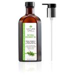 Nature Spell Rosemary Oil For Hair With Easy-Pump Oil Dispenser 150ml, Treats Dry, Damaged Hair & Targets Hair Growth, Made In The UK