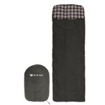 Wet Off Hood Refuge Insulated Microfiber Fill Rectangular Sleeping Bag - Men's & Women's
