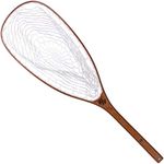 Trademark Innovations 35.2" Fly Fishing Fish-Safe Wood with Rubber Net (Beech Wood)