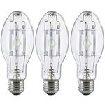 Bluex Bulbs 3 Pack MP150/U/MED 150 Watt Metal Halide ED17 Bulb, Medium Base, Clear Metal Halide Bulb 150W M102/O 4000K 13300 Lumens