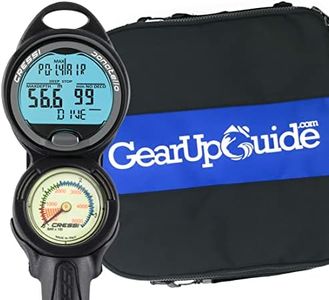 Cressi Leonardo C2 psi Dive Computer Console, Scuba Instrument Package w/GupG Reg Bag