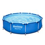 Bestway Steel Pro Framepool Above Ground Pool for Families, 4,678L, Black