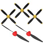 ANTSIR RC Plane Replacement Propellers for P51 Mustang Fighter 4 Channel Hobby Remote Control Airplane - Set of 5