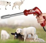 Proshine Electric Dehorner, Temp Over 1140℉Dehorning Tool for Lamb Calf Goat Fast Heating in 3mins Temp Digital Display with 8.2ft Cord, Come with Insulated Bracket (110v)