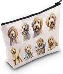 LEVLO Cockapoo Cosmetic Makeup Bag Gift Cockapoo Lover Gift Cockapoo Dog Mom Travel Pouch Bag Cockapoo Merchandise, Cockapoo, Cosmetic Bag