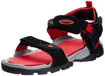 Sparx mens SS 502 | Latest, Daily Use, Stylish Floaters | Red Sport Sandal - 6 UK (SS 502)