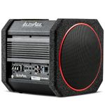 In Phase Car Audio XTB-828R 8" 400W Active Subwoofer with Passive Radiator and Class D Amplifer , Black
