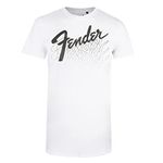 Cotton Soul Fender Fade, Unisex T Shirt, White, Large