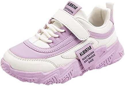 Scarpe da Ginnastica Ragazze Scarpe da Corsa Leggere Sneaker Casual Bambina Sportive Scarpe da Jogging Traspiranti Comode Atletica Scarpe Bambini Tennis, Taglia 27-36 (Purple, 34)