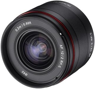Rokinon AF 12mm F2 RF-S Ultra-Wide Angle Prime Lens for Canon RF-S Mount Cameras