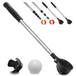 BAPOTH Golf Ball Retriever, Golf Ball Retriever Telescopic, Max 9 Ft Portable Stainless Ball Retriever Tool Golf,with Golf Ball Picker Upper for Putter, Golf Accessories Gifts for Men Women