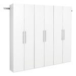 Prepac WRGW-0703-3M HangUps 72" Storage Cabinet Set C - 3Pc- White