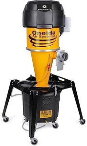 Oneida Air Systems Supercell High-Pressure Portable Freestanding HEPA-GFM Dust Collector (14-Gallon)