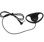 3.5mm D Shape Earpiece Listen/Receive Only Headset For Two Way Radio Speaker Mic Microphone