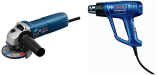 Bosch GWS 600 Professional Angle Grinder (Blue) & Bosch GHG 180 Plastic Heat Gun, Blue