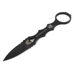 Benchmade - Mini SOCP Tactical Knife with Double Edged Blade and Black 440C Handle (173BK)