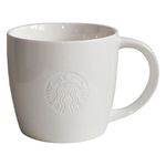 STARBUCKS Coffee Mug White Coffee Mug Collectors Classic White 20oz