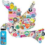 102Pcs Love World Peace Stickers Hippie Stickers Peace Love Waterproof Vinyl Decals for Kids, Adults Water Bottle Laptop Guitar Phone Skateboard Luggage Décor