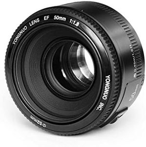 Objetivo Ef Yn de Distancia Focal Fija, de la Marca Yongnuo, Para CÁMara Canon, 50 Mm, F/1,8 y 1.1,8