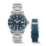 BODERRY Men's Automatic Dive Watch - Japanese Movement, Titanium Case/Bracelet, Sapphire Crystal, 200M Waterproof, Swiss Super-LumiNova, Screw-Down Crown