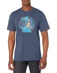 STAR WARS Mens Vintage Victory Graphic T-Shirt T Shirt, Navy Blue Heather, XL