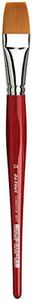 da Vinci Watercolor Series 5880 CosmoTop Spin Paint Brush, Flat Synthetic with Red Handle, Size 24 (5880-24)