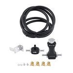 For Boost Controller - Manual Boost Controller Kit,Universal Aluminum Adjustable Bilateral Turbo Tee Bleed Valve Boost Controller Kit Replacement For Most Turbocharged Petrol Engines