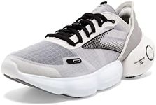 Brooks Men s Aurora Neutral Running Shoe - White/Alloy/Black - 7 Medium