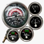 Massey Ferguson Tractor Replacement Gauge Kit + Tachometer Anti Clockwise-35, 133, 135, 140